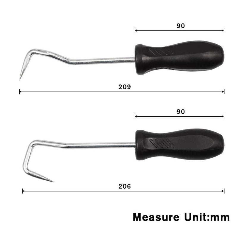 SPEEDWOX Hose Removal Hook 2 Pcs Set Hose Removal Tools O Ring Removal Tools for Automotive Radiator Coolant Hose Removal 8 Inches