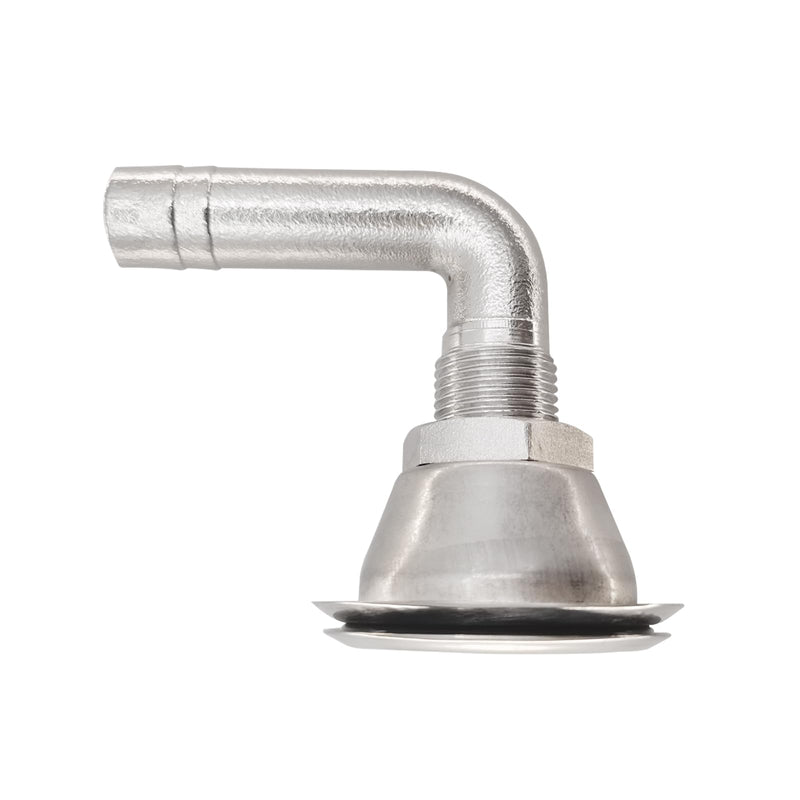 ISURE MARINE Boat Gas Fuel Vent for 5/8" Hose Universal 90°Stainless Steel Marine Boat Flush Mount Fuel Gas Tank Vent