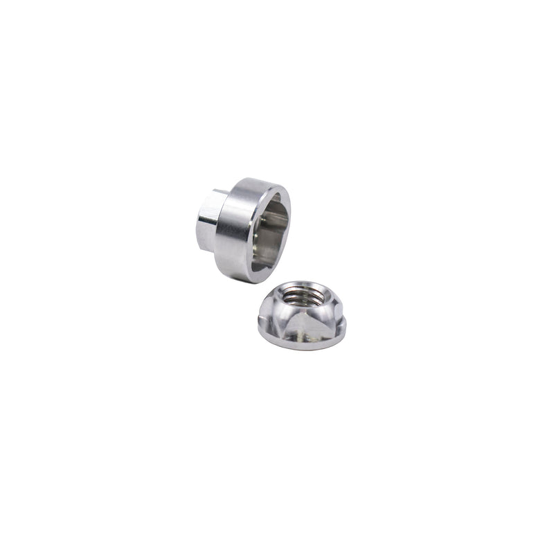 1/2-13 304 Stainless Steel Anti-Theft Locking Nuts 13TPI Security Hardware Kit for Mountain Bike Awning Car Accessories for Styling Light Bar Safety,(4 Lock+ 1 Key) 1/2-13