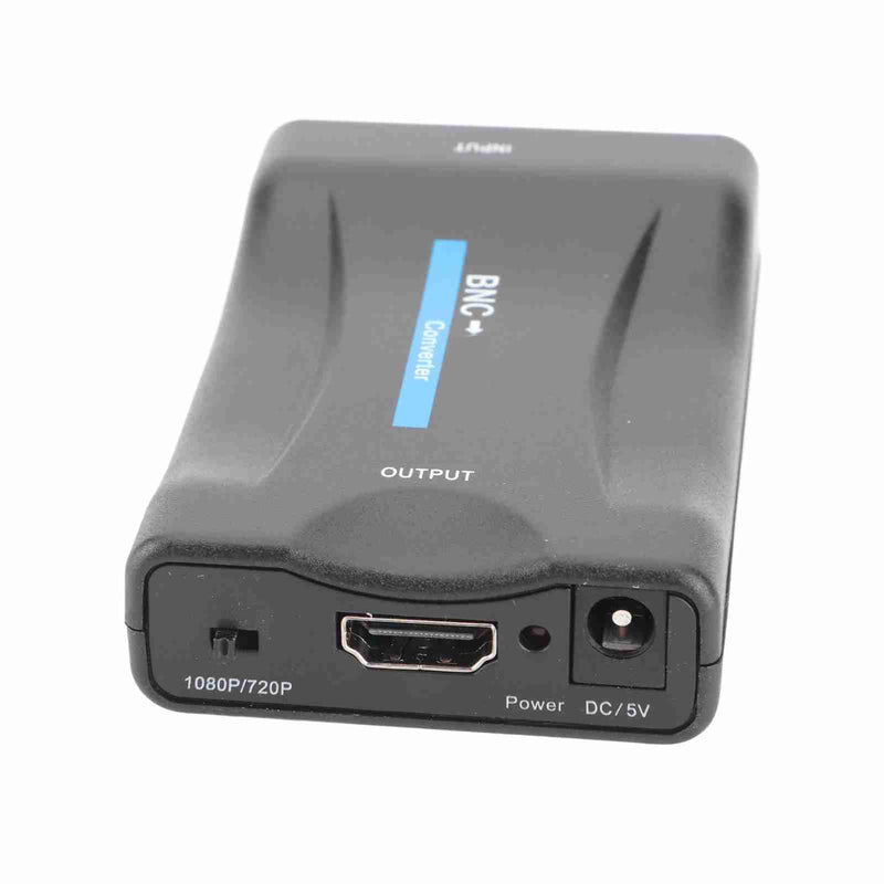 BNC to HDMI Converter, 1080P HD Adapter for Surveillance Monitor | 3D Anti-Jitter & Smearing, DCDI Fixes Jagged Edges, Scaler SD to HD, I2S Audio, 24/7 Stable for Surveillance & Industrial Use