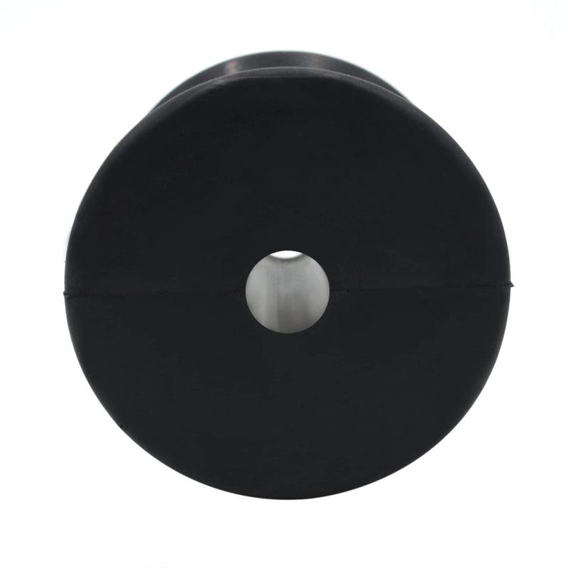 3" Width Boat Trailer Bow Stop Roller by 1/2" Shaft Non Marking Rubber
