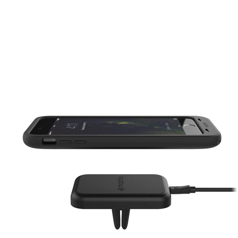 mophie Wireless Charging Car Vent Mount for mophie cases with Charge Force wireless power – Black