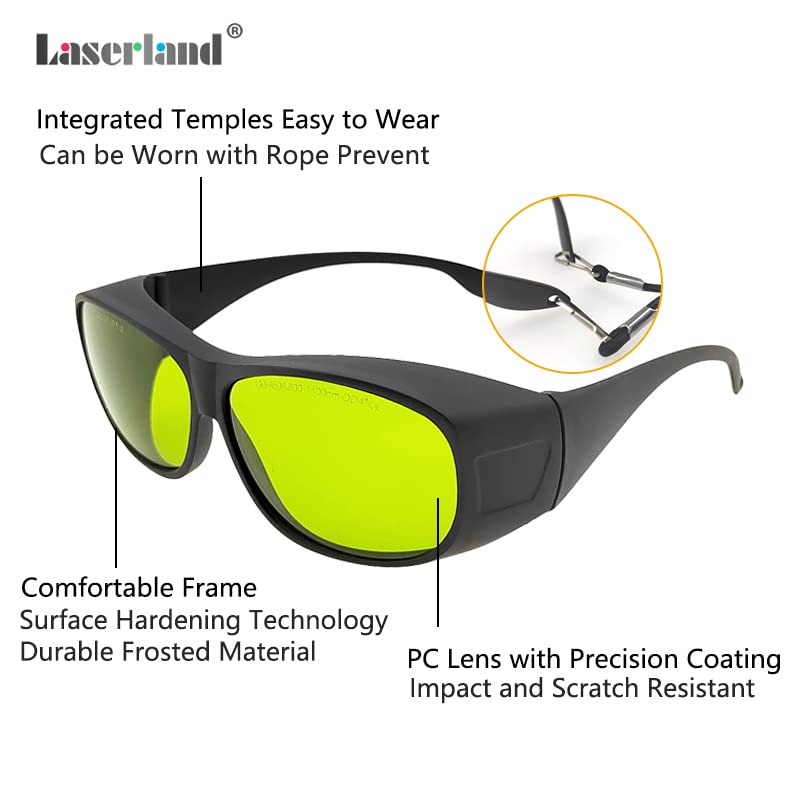 190-450nm&800-1100nm 808nm 980nm 1064nm IR Laser Protective Goggles Safety Glasses for Fiber Laser Nd:YAG He-Cd CE T3-4