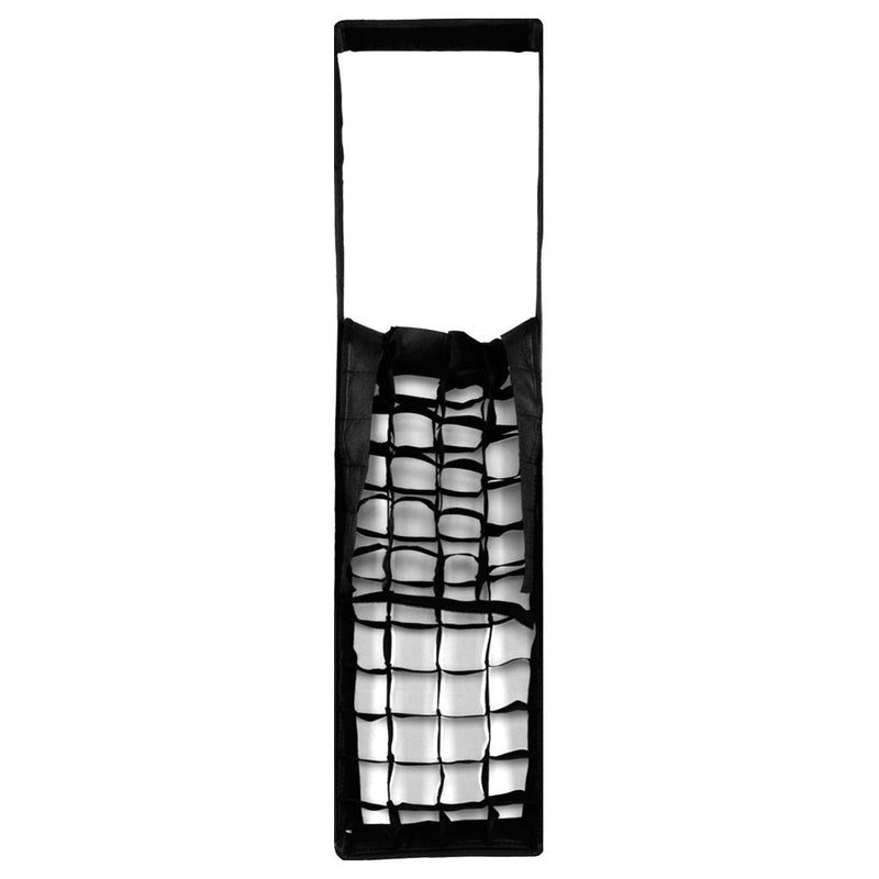Godox 9"x 35" 22x90cm Honeycomb Grid Strip Softbox for Photo Studio Bowens Mount Flash Lighting and S-Type Bracket Bowens Mount Holder for Speedlite FW22*90CM
