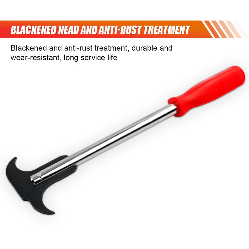 Oil Seal Disassembly Wrench Puller, Seal Puller Tool with Dual Hook Tips Remove Oil and Grease Seals, Car Repair Tool, Oil Seal Disassembly Tools for Car SUV and Light Truck (Red) Red