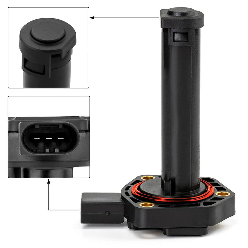 12617607909 Engine Oil Level Sensor Compatible with 2007-2016 BMW X3 X5 X6 3.0L and 2006-2010 BMW 525xi 528i 530xi 535i 535xi 3.0L,12-61-7-607-909 12617567722 12617543091 12617548062