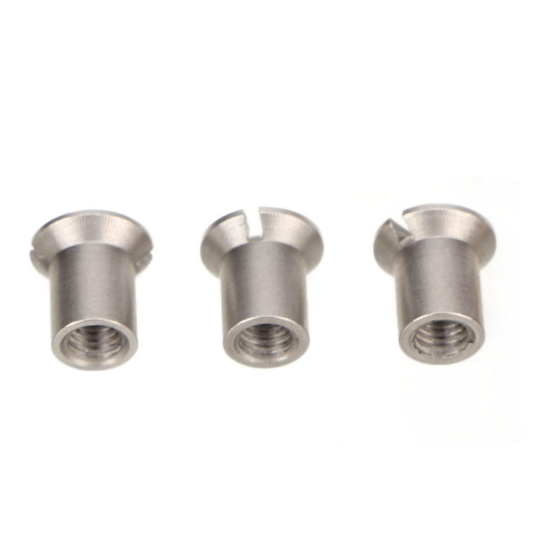 Screw Set, Universal 10.5 x 1/4 NAB Hub Tape Reel Screw Set, 3Pcs NAB Hub Screw Set for RMGI Reels, 3 Screws and Sleeves for Reel to Reel Tape Recorders