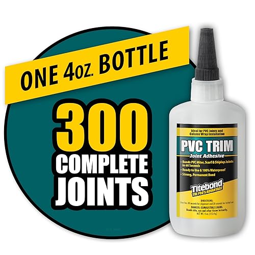 Titebond 4 Oz. PVC Trim Joint Adhesive