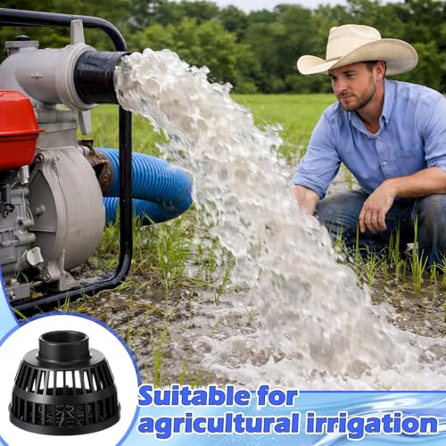 Novabright 1-1/2 Inch Suction Hose Strainer for Pool Pump, Intake Filter