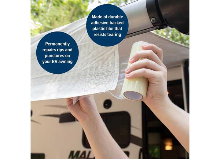  [AUSTRALIA] - Camco 42623 5" x 15' Awning Repair Tape 5 Inches