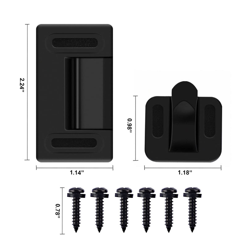 Metal RV Screen Door Latch Kit, Right Hand Handle for Camper, Motorhome, Travel Trailer (Right) Right handle