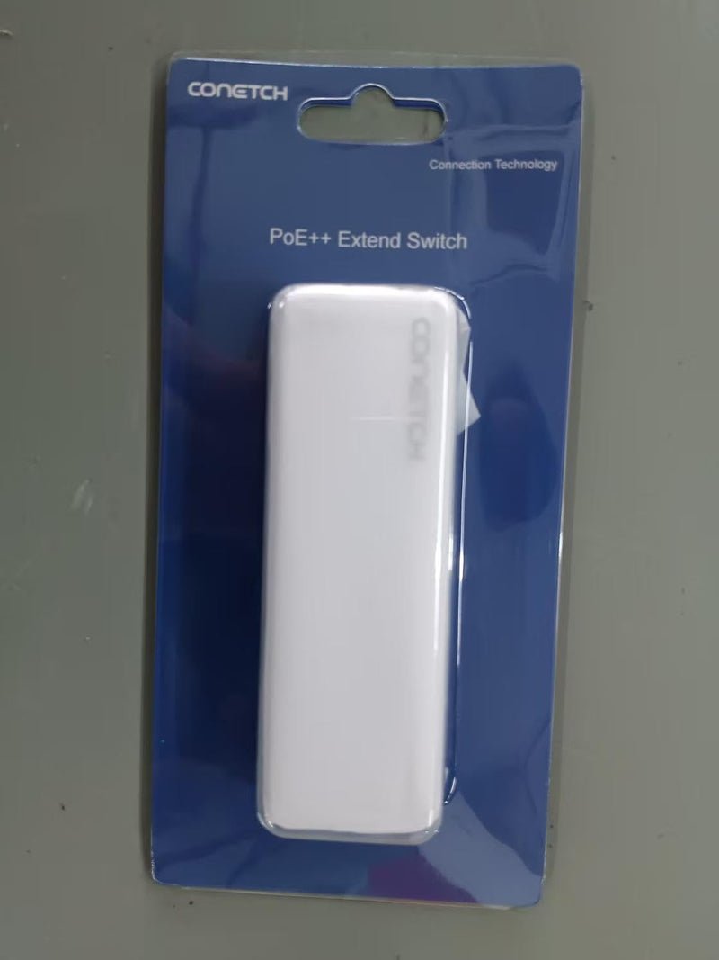 3 Port PoE Splitter, 1 in 2 Out PoE Extender, IEEE 802.3af/at/bt PoE Powered, Mini PoE Passthrough Switch, 100Mbps Ethernet, Supports 3 Levels Cascading, Plug & Play, PoE Repeater poe extender Indoor 3 Port