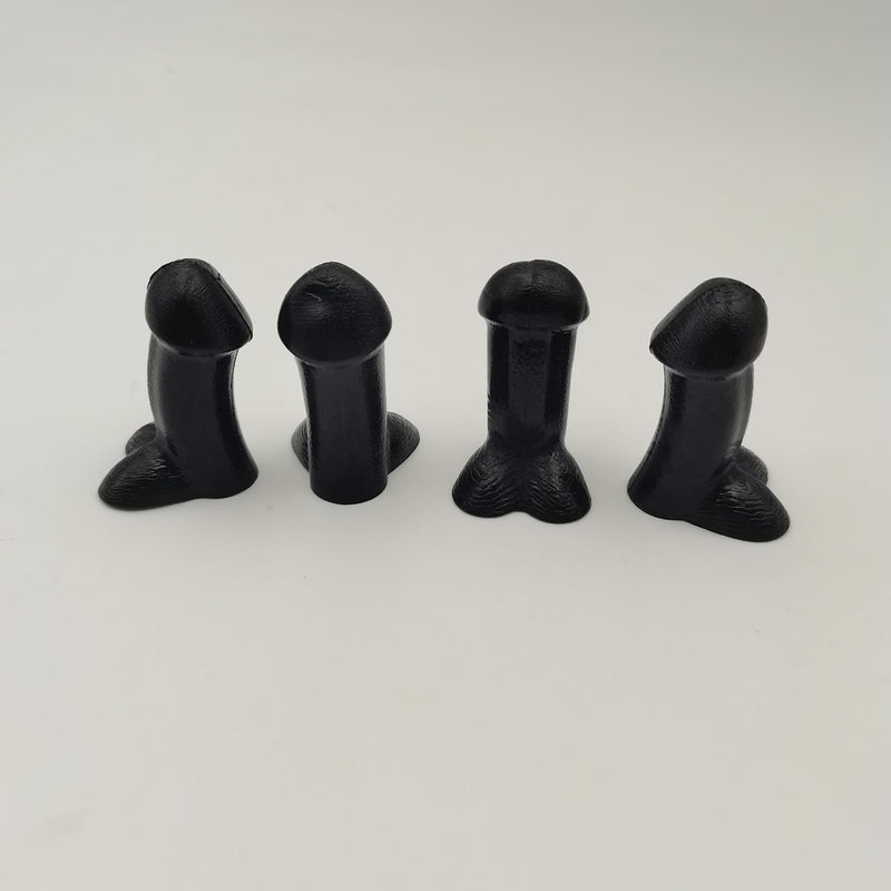 8 Pcs Prank Tire Valve Stem Caps, Tire Air Caps Wheel Accessories Universal for Cars,Trucks,Motorcycles,SUV (Black) black 8 pcs