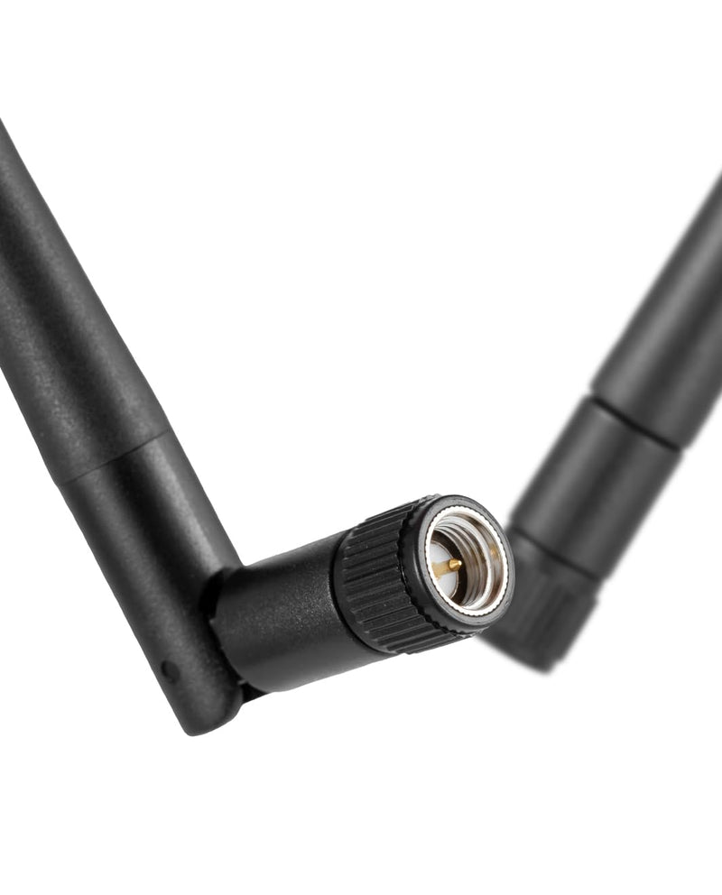 4PCS Dual Band WiFi Antenna 2.4GHz 5GHz 5.8GHz 3dBi MIMO SMA Male for WiFi Router Wireless LAN Card PCIe Card Router Video Surveillance Monitor 4pcs