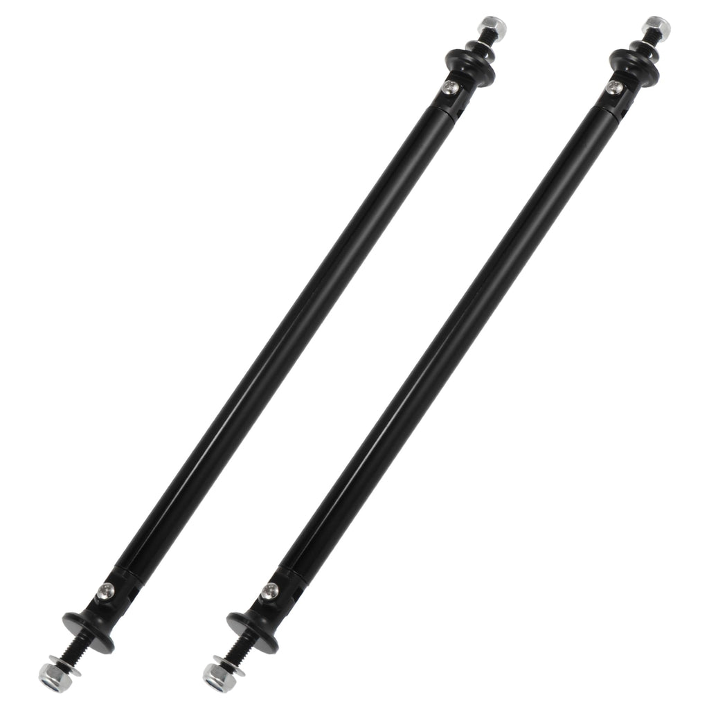 X AUTOHAUX 2pcs 200mm 7.87" Splitter Support Rods Adjustable Front Rear Bumper Lip Splitter Strut Rod Tie Support Bars Fit Most Vehicle Black