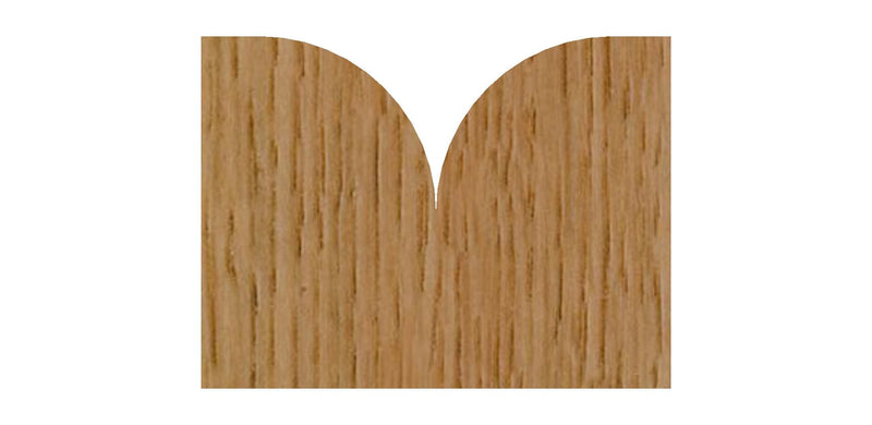 Whiteside 1580 Point Cutting Roundover Router Bit: 3/4 Inch Cutting Diameter, 3/8 Inch Radius, 5/8 Inch Cutting Length, 1/2 Inch Shank, 2-1/4 Inch Overall Length
