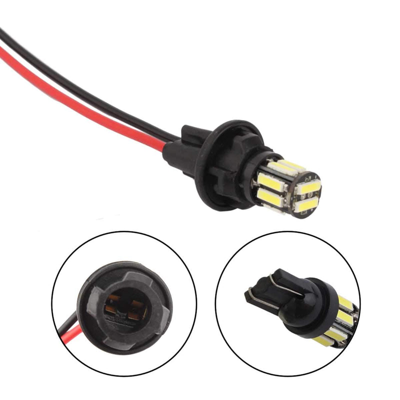 WINKA T10 194 Extension Harness Plugs Connectors Wiring Sockets for car 6Pcs T10-Socket*6