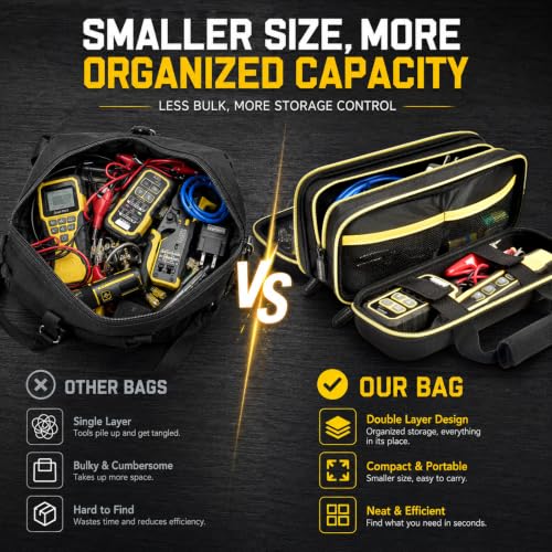 Tool Bag for Klein Tools VDV501-851/VDV526-200/VDV500-820 Cable Tester Kit