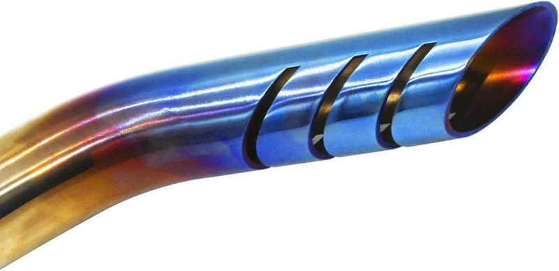 212cc Header Exhaust Pipe Kit for Coleman CT200u CT200u-ex BT200X KT196 196cc 6.5hp, for Non-Hemi Predator 212cc Baja Warrior MB200 GX160 GX200 Engine Axis M200 Mini Bike Blue