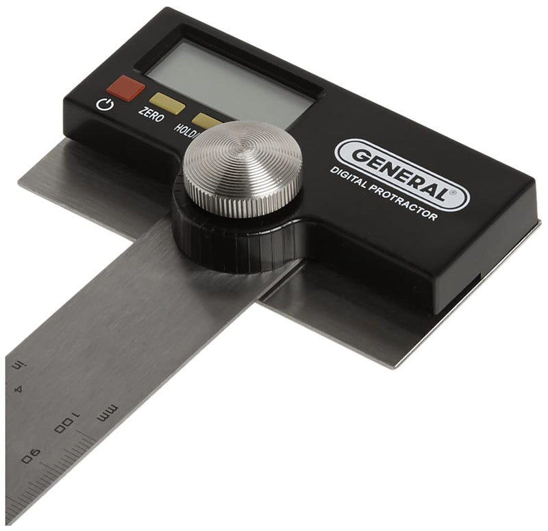 General Tools 1702 6-Inch Stainless Steel Pivoting Arm Digital Protractor