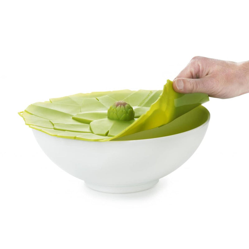 Charles Viancin - Artichoke Silicone Lid for Food Storage and Cooking - 11''/28cm - Airtight Seal on Any Smooth Rim Surface - BPA-Free - Oven, Microwave, Freezer, Stovetop and Dishwasher Safe