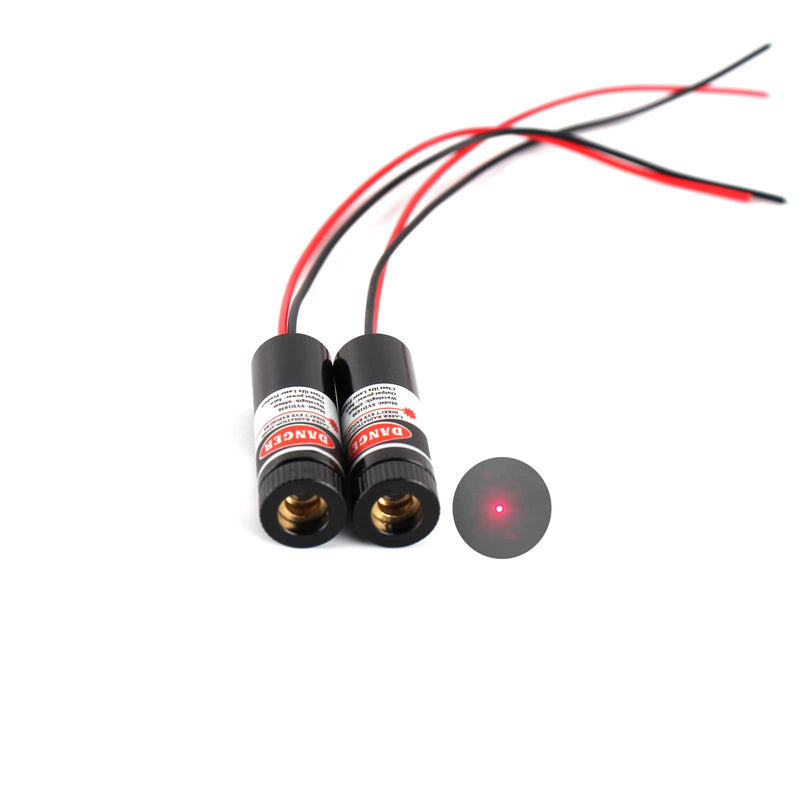 650nm red line laser module industrial laser group module adjustable focal length The housing is provided with an insulator (point-4pack) Point-4pack