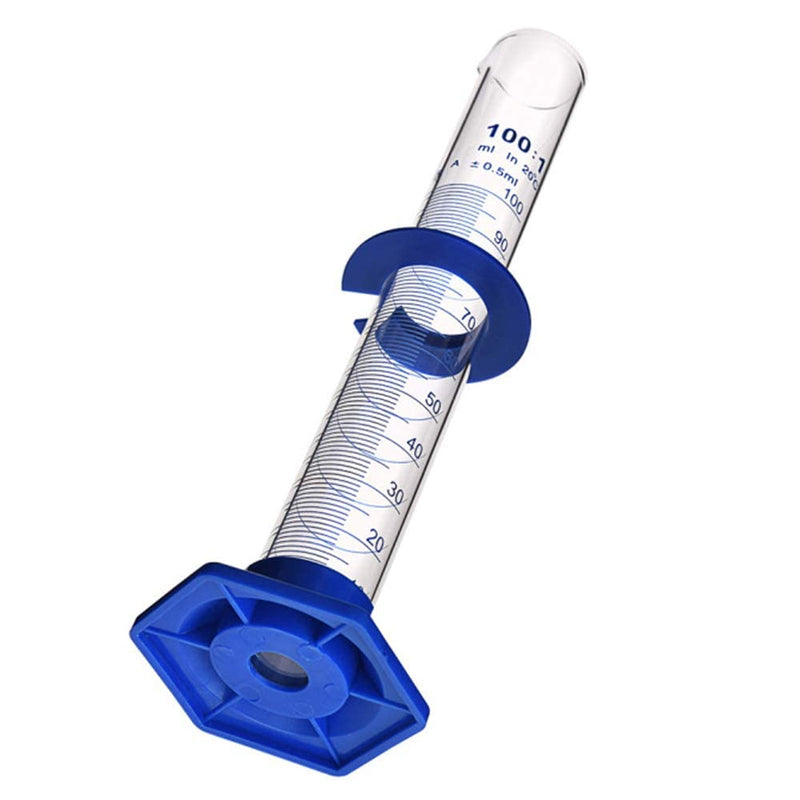 5PCS Graduated Cylinder Measuring Cylinder Thick Glass Lab Cylinders (100ML) 100ML