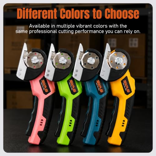 Cardboard Cutter Electric Scissor Rechargeable, 2600Mah Blue