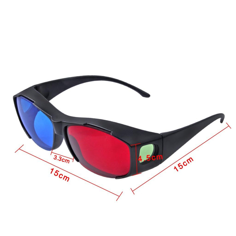 BIAL Red-blue 3D Glasses/Cyan Anaglyph Simple style 3D Glasses 3D movie game-Extra Upgrade Style