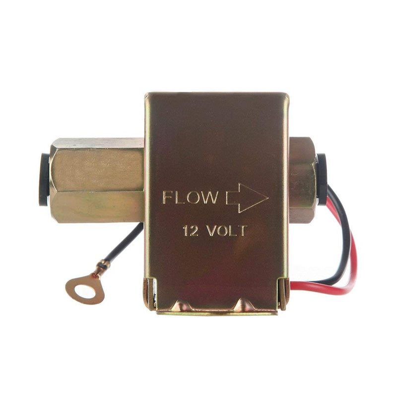 Electric Fuel Pump 12v 4.5-7psi Universal Standard Self Priming Heavy Duty Gas Diesel In-Line In-Tank Electric Fuel Pump With Installation Kit Metal Solid Petro Gasoline or Diesel Engine EP014