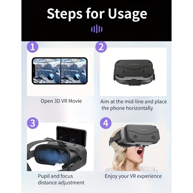 Ultra HD 4K, Virtual Reality Glasses, Theater-Grade, Myopia-Friendly, Gift Choice