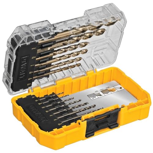 DEWALT Cobalt Alloy Steel Drill Bit Set with Pilot Point, 14-Piece (DWA1240) One Size