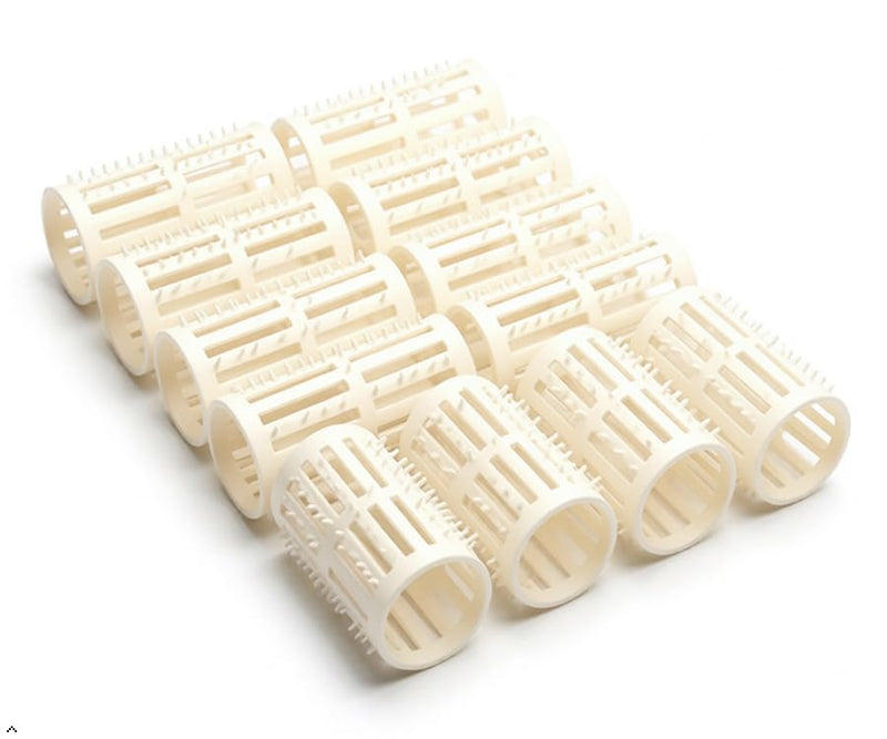 Salon Styled Heatless Curls Suitable For Wet Or Dry Hair With Pins. White (30mm)