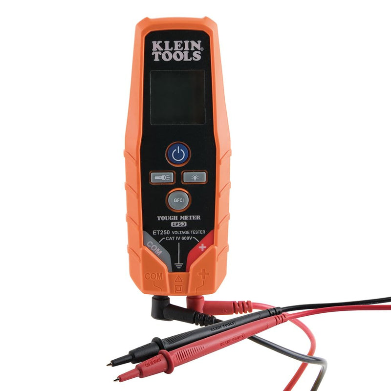 Klein Tools ET250 Voltage Meter, AC/DC Tester, Digital Multimeter, Low Voltage Tester with Batteries AC/DC Voltage & Continuity