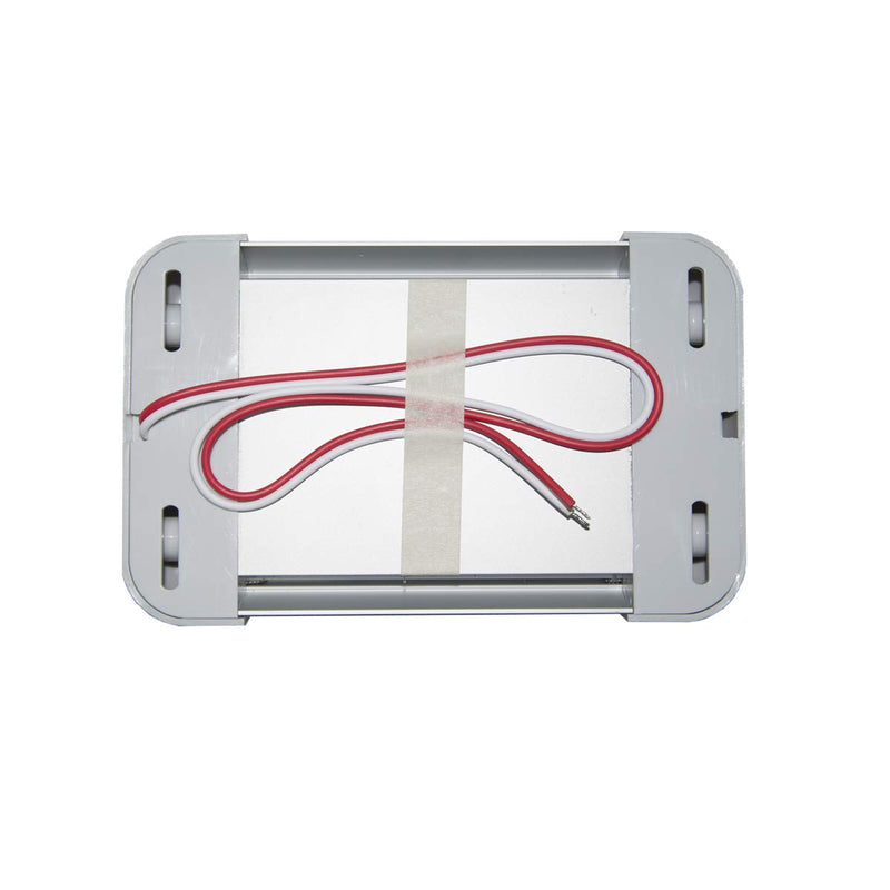 LED Dome Light 6.3" x 3.9" Compact-Size 6000K Cool-White Even Diffused Beam, High Light-Output Low Ampere Draw, 12V-24V DC, On/Off Rocker Switch for Boat, Truck, RV & Utility Vehicles, 1-Pack 6.3" x 3.9"