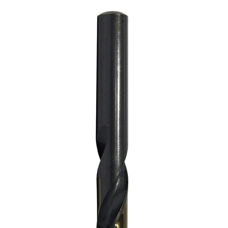 Drill America - KFD5/16P12 5/16" High Speed Steel Black & Gold KFD Split Point Drill Bit (Pack of 12), KFD Series 5/16"