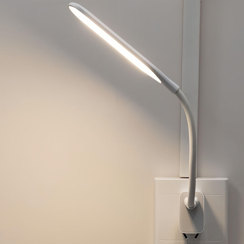 Flexible Foldable LED Reading Desk Lamp, USB Touch Portable Night Light Suitable for Bedroom Living Room Laptop Use