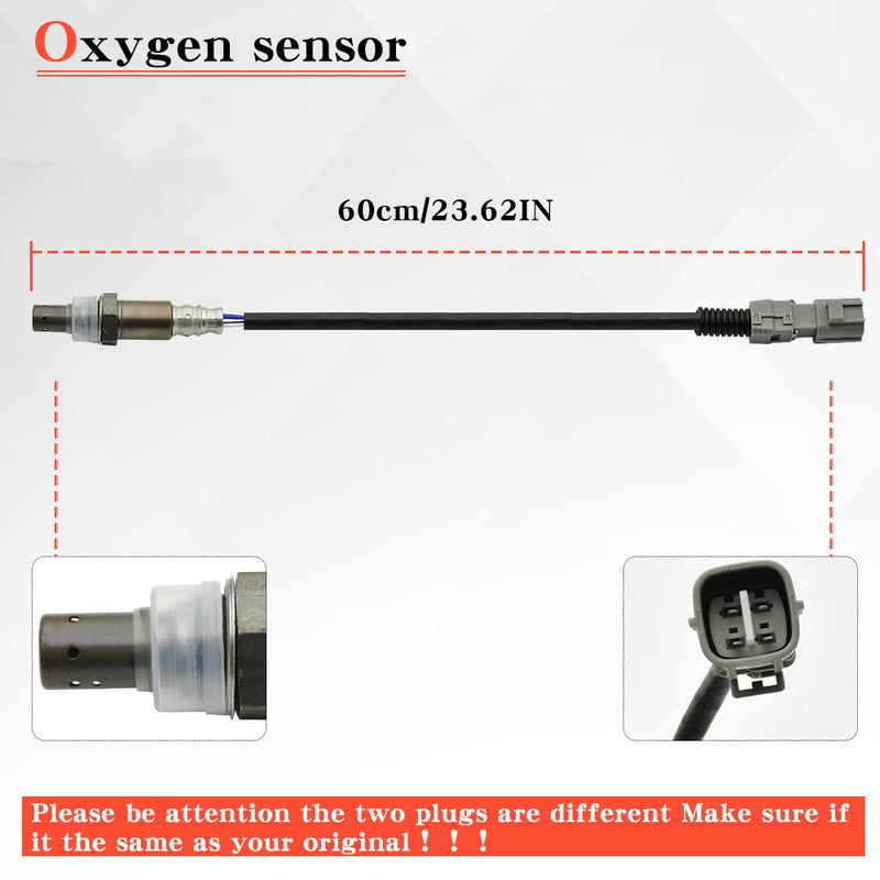 234-4400 Oxygen Sensor Downstream Compatible with 2010-2016 Lexus CT200h 1.8L RX450h 3.5L, Toyota Highlander 3.5L Prius 1.8L Prius C 1.5L Prius V 1.8L Replaces# 89465-47080 250-24870
