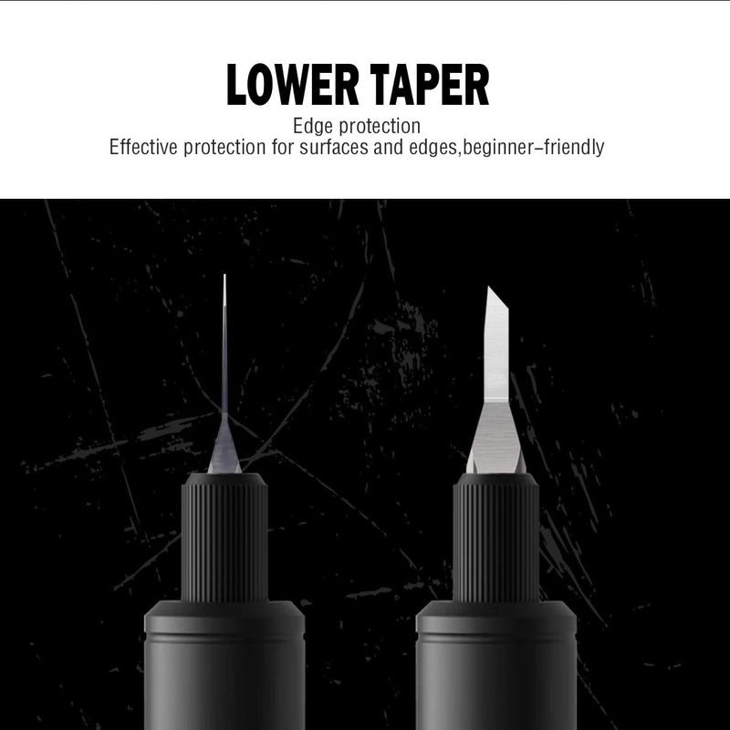Pro Scribing Tool Kit for Gunpla – 9-Piece Tungsten Carbide Blade Set with 0.15/0.3/0.5mm Chisels, Scribing Tape & Ergonomic Handle – Perfect for HG/MG/RG Models 0.15mm/0.3mm/0.5mm