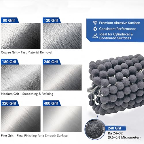 2" (50.8mm) Cylinder Ball Hone Tool with 240 Grit Silicon Carbide 2" (50.8mm)