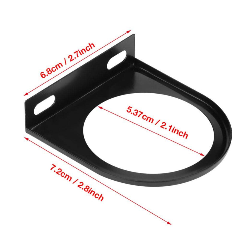 Gauge Bracket Holder, 52mm 2 Inch Universal Single Hole Meter Gauge Pillar Mount Pod Holder Black