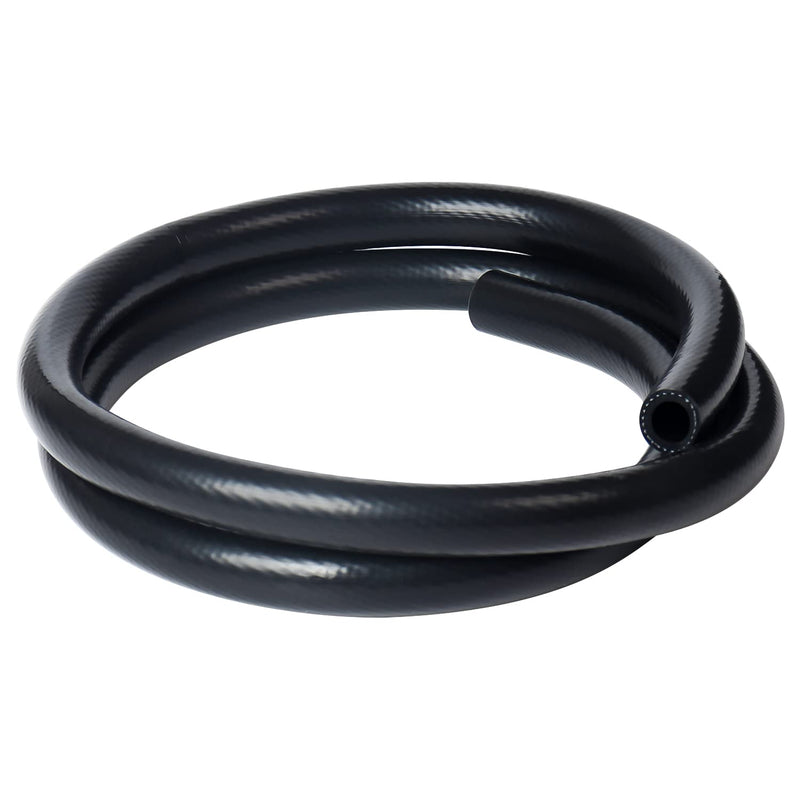 KDP 1/4"X5FT(ID:6MM) 1.5 M Silicone Heater Hose Coolant Radiator Vacuum Line, 1ply Reinforced 4MM Thick, Max Temperature Rating 350F Work Pressure 100 psi+ Mutiple Use for Air and Water
