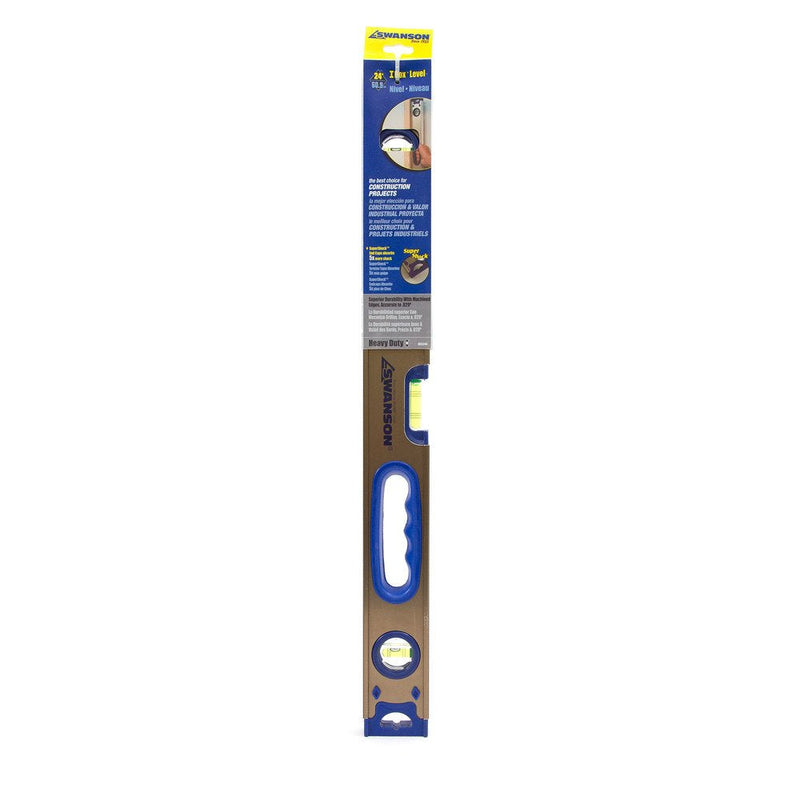 Swanson Tool IBX240 24-Inch I-Box Level (Silver) 24" IBOX® Level 24" (inches)