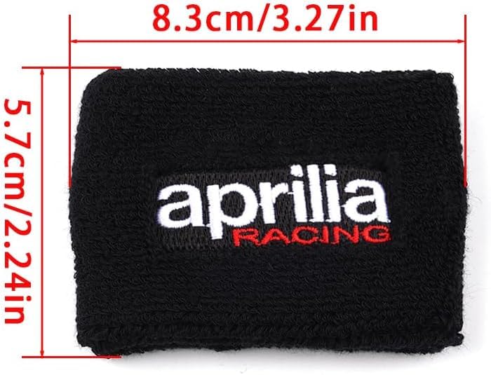 Compatible with RSV4 RSV1000 RS660 Tuono 660 457 RS 457 Tuono V4 1100 tuareg 660 Shiver 750 GPR125 GPR150 Motorcycle Front Brake Fluid Oil Reservoir Cover Sock (Red) Red