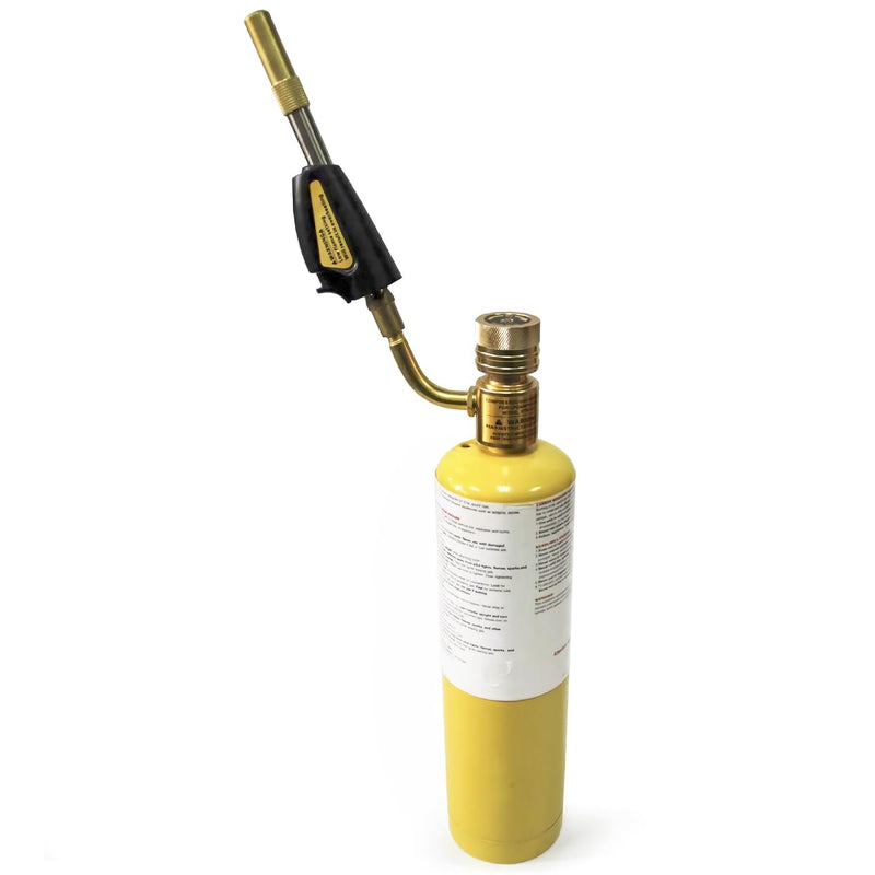 QWORK Torch Swirl Tips, 2 Pack, Compatible With MAP-Pro/LP Gas, Self Lighting, Gas Self Ignition Regulator Brazing Soldering Welding Plumbing Gun