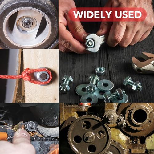 100PCS Fender Washers 1/4" x 1", 304 Stainless Steel Flat Washers Large OD Flat SS Oversized Washers for Screws Bolts Hardware (1/4" x 1" 100PCS) 1/4" x 1" 100PCS