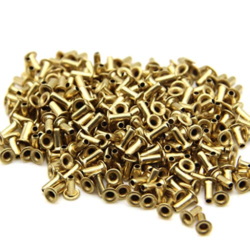 1000 PCS M0.9 M1.3 M1.5 M1.7 Rivets Double-Sided Circuit Board PCB Nails Metal Hollow Rivet