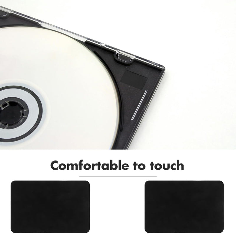 5pcs Vinyl Record Cleaning Cloth and CD Clean Cloth for Turntable Maintenance, Black Small Size Fiber Towels for Vinyl Album and CD Surface Care, Anti-Static Cleaning Accessories