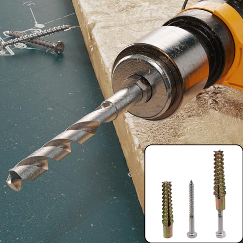 20 Pcs M8 Tree Shaped Hollow Wall Anchors with Screws 0.36"/60mm 2.36" x 0.39" x 0.31"/60 x 10 x 8mm (H x OD x ID)