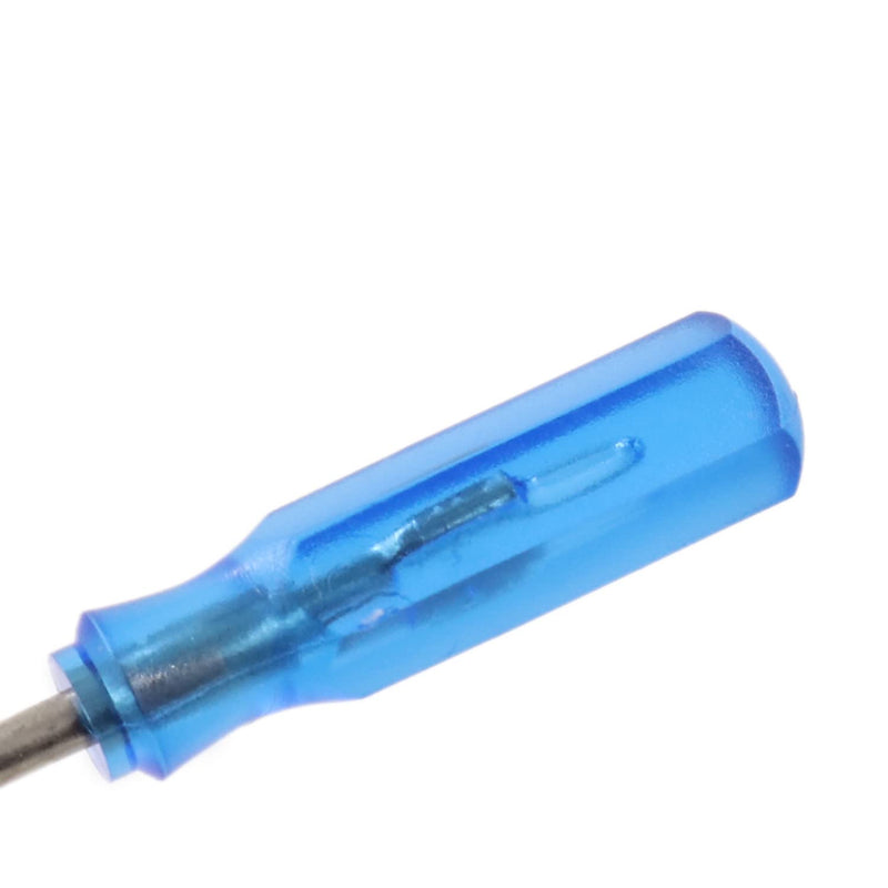 100pcs 45mm x 2mm 2.0mm Mini Size Slotted Word Flat Screwdrivers Eyeglass Cellphone HDD Camera Laptop Repair Tool 2.0mm - (Slotted) Blue